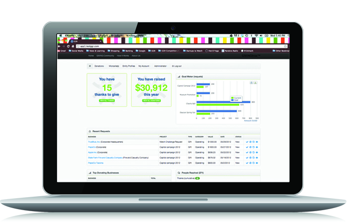 GivingTrax® Dashboard