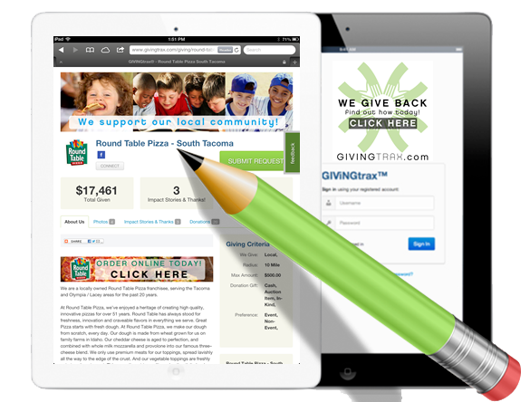 GivingTrax for Businesses & Corporations